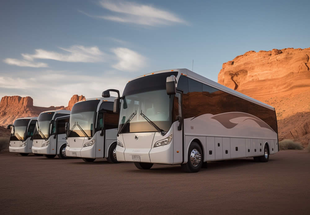 bus fleet at grand canyon